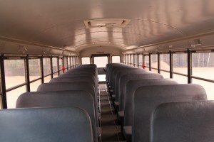 Inside IC bus school_bus charter_bus