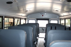 Inside C2 bus school_bus charter_bus